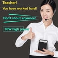 thumbnail image 5 of T18 Professional Loudspeaker Wireless Microphone Bluetooth Portable Speaker for Teacher School Tour Guide, 5 of 5