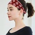 thumbnail image 2 of BESTSKY 4Pcs Sweat Band,Elastic Headbands for Women,Sweat Headbands for Women,Multicolor2, 2 of 4