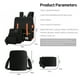 thumbnail image 3 of Mochila para computadora de gran capacidad Bolsa de negocios de moda Juego de bolsa de viaje de ocio al aire libre con puerto USB externo Negro Eccomum Mochila, 3 of 5