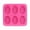 Pink, variant on Clearance! Molds Lace Molds Soap Six Pattern Consecutive Oval Soap Molds Silicone Kitchen,Dining Bar