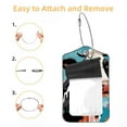 thumbnail image 2 of Cartoon Cow Square PU Leather Luggage Tags - 2 Pack with Privacy Cover and Stainless Steel Ring - Suitable for Travel, Backpack, Handbag - Suitcase Tags, Travel Tag, 2 of 7