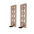 thumbnail image 1 of Wood Candle Holder - Set Of 2 - Pack of 4, 1 of 1