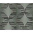 thumbnail image 1 of Hollywood - Papier Peint Rétro Floral Graphique Sentiers Vintage Gris Rouleau, 1 of 1