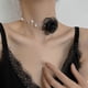 thumbnail image 1 of Collar de perlas de moda, accesorios para el cuello, collar de diseño de nicho, cadena de clavícula elegante de hada súper femenina, 1 of 4