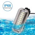 thumbnail image 4 of 2x 27LED Blue Underwater Pontoon Marine/Boat Transom Light Lamp Stainless Steel, 4 of 5