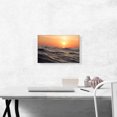 thumbnail image 2 of ARTCANVAS Sea Wave Sunset Canvas Art Print - Size: 18" x 12" (1.50" Deep), 2 of 9