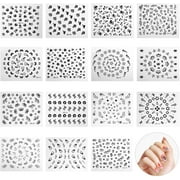 3D Flower Nail Stickers,Topboutique 90 Sheets 3D Design Nail Art Stickers 3D Design Tip Stickers Nail Art Stickers Decals Nails Decorations Tips,Mixed Color