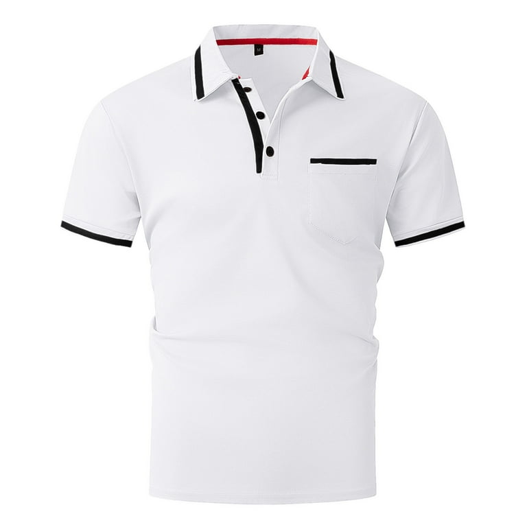 NIEWTR Men's Polo Shirts Short Sleeve Golf Shirts Business NIEWTR Men's Polo Shirts Short Sleeve Golf Shirts Business