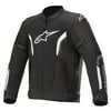 Alpinestars AST V2 Air Mens Textile Motorcycle Jacket Black/White MD