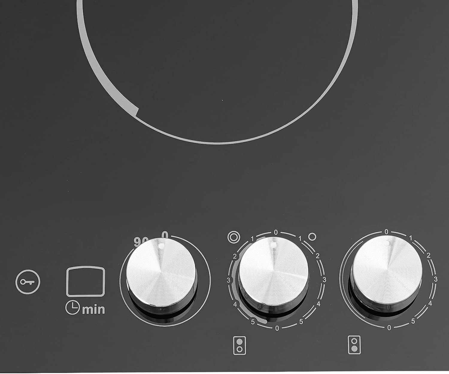 2 Burner Electric Cooktop, 20 Inch Touch Control Electric Stove Top with 5 Heating Level & Overheat Protection, Child Lock, 1 Waterproof Tape, Countertop/Embedded Mount Electrics Stovetop Burner