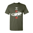 thumbnail image 1 of Tee Hunt Ford Mustang 50 Years Muscle Shirt GT Boss 302 Shelby Cobra Jet Novelty Shirt, Military Green, 4X-Large, 1 of 5