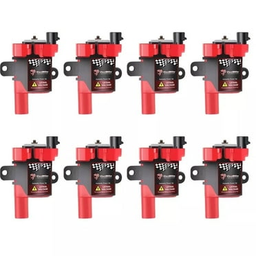 8 Pack Round UF262 Ignition Coils for Chevy Silverado GMC LS1 LS3 4.8 5.3 6.0L D585