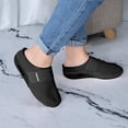 thumbnail image 5 of Wovix Summer Slipper For Women Comfy Closed Toe Walking Sandals Cushion Soft Sole Plaid Classic Casual Non- Shoes Daily Wear Black 36, 5 of 5