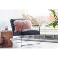 thumbnail image 3 of Desmond Club Chair Onyx Cuir Noir, 3 of 5