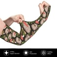 thumbnail image 3 of Daiia Edgehog and Mushrooms UV Sun Protection Arm Sleeves - Cooling Compression Arm Sleeve - Sports & UV Arm Sleeves for Men & Women, 3 of 8