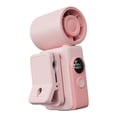 thumbnail image 2 of Ventilador portátil con clip, 4 velocidades de viento ajustables, resistente, ideal para oficina, dormitorio y hogar. Rosa, 2 of 9