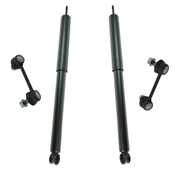 TRQ 4 Piece Suspension Kit Shock Absorbers w/ Sway Bar End Links for Toyota Rav4 PSA86134