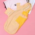 thumbnail image 1 of OULII Waterproof Dogs Poncho Hooded Care for Pet Dog in Yellow 1Set, 1 of 5