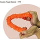 thumbnail image 4 of Juguete masticable potente y duradero para perros que ayuda con la dentición, adecuado para perros medianos y grandes y enérgicos (naranja)., 4 of 5