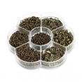 thumbnail image 1 of 1450 Pieces/Set Open Jump Rings Bangle 3-10mm Connectors Jewellery Findings DIY Crafting Handicraft Accessories Silver, 1 of 10