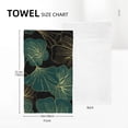 thumbnail image 4 of YFYANG Absorbent Towel, Soft Skin-Friendly Ginkgo Leaf Texture Washcloth Bath Towel, Suitable for All Skin, 27.5 x 16-inch, 4 of 7
