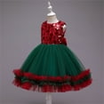 thumbnail image 5 of Lullu Girls Sequins Glitter Sleeveless Tutu Dress Birthday Party Pageant Dress, Sizes 2-10, 5 of 8