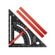 thumbnail image 2 of Escuadra de Carpinero de Aleación de Aluminio de 7 Pulgadas, Ángulo de 80, Regla triangular Ajustable, Escuadra de Viga Con 2 Lérices para Carpintería, Techos, Decoración, 2 of 7