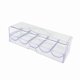 thumbnail image 4 of Clear Acrylic Poker Chip Rack with Cover/Casino Chip Tray with Lid, Holds 100 Chips Each, 4 of 5