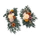 thumbnail image 5 of Flores de arco de boda, juego de flores artificiales, paquete de 2, arreglos florales, decoración del hogar, flores de seda interiores para arco de Marrón, 5 of 8