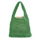 thumbnail image 1 of 3010 Bolso bolsillo red hueco Bolso cubo en la playa tejido a mano Bolso mujer-PZ20230606001562 Verde, 1 of 6