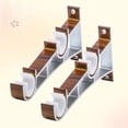 thumbnail image 3 of HLONK 2 PCS Curtain Rod Bracket Curtain Rails Curtain Bar Curtain Rod Extender Insert Double Curtain Bracket, 3 of 4