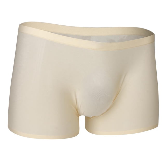 Nuevos Calzoncillos Sólidos Suaves Y Sedosos Para Hombres Pantalones Cortos De Ropa Interior De Tiro Bajo M L XL XXL L Macarena Boxer de la ropa interior de los hombres