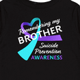 thumbnail image 4 of Inktastic Remembering my Brother- suicide prevention awareness Boys or Girls Long Sleeve Toddler T-Shirt, 4 of 5