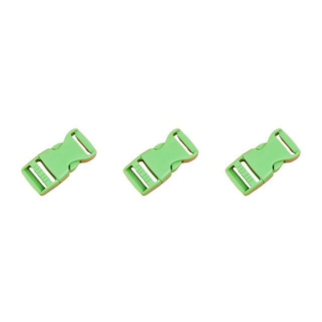 ZheElen 10pieces Easy To Buckle Strap With Multi-Color Clasp Belt Buckles ABS Release Buckle Hook Buckle Versatile Convenient green 3Set