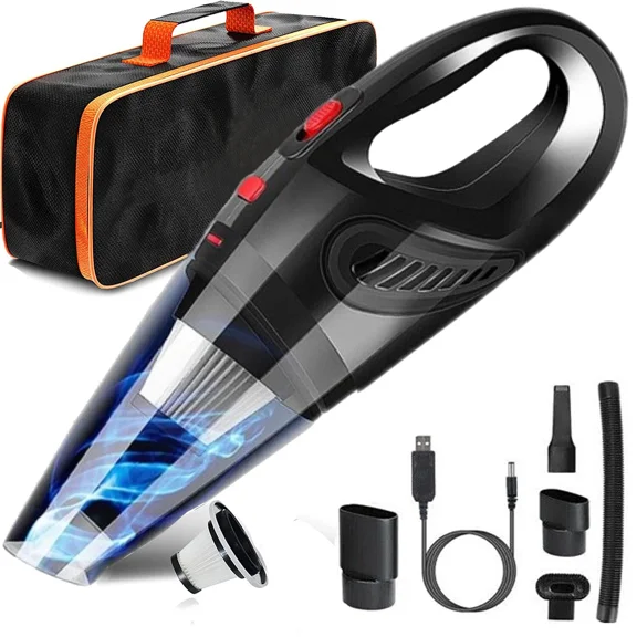 Handheld Vacuum Cleaner, 6KPa Portable Cordless Rechargeable For Car Home Office