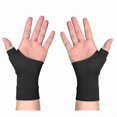 thumbnail image 1 of Compression Gloves For Thumb And Wrist Support 1 Pair Black, 1 of 5