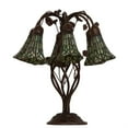 thumbnail image 2 of Meyda Lighting 19" High Stained Glass Pond Lily Green 6 Light Table Lamp - 18.5 Wide, 2 of 2