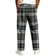 thumbnail image 5 of UDAUDU Mens Cargo Pants Athletic Hiking Stretch Drawstring Wide Leg Trousers Casual Hiking Relaxed Fit Joggers with Pockets Black 5XL, 5 of 7