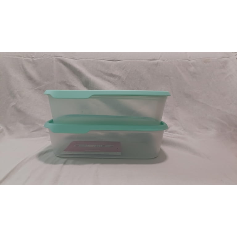 Tupperware New Mint Green Dry Storage Box Pantry to Fridge Set of