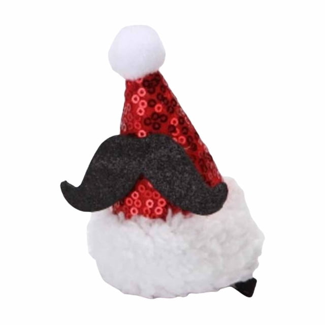 Décorations de Noël, Petits Chapeaux et Jupes à Sequins Rouges, Pinces à Cheveux de Noël