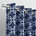 thumbnail image 2 of Dainty Home Interlock Grommet Blackout Curtain Panel, 54" x 84", 2 of 5