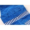 thumbnail image 5 of KIDSCOOL SPACE Baby Denim Overall,Hooded Little Kid Jean Jumper,Blue,3-4 Years, 5 of 5