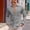 Gray, variant on Men's Asymmetric Button Casual Shirt, Point Collar with Side Placket, Stylish Fit for street daily match Blue S