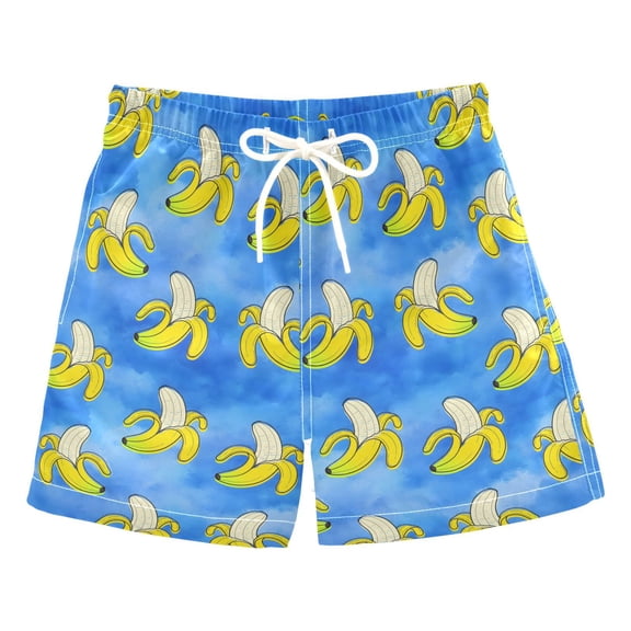 joogoo Boy Swim Trunks Bananas Bathing Beach Board Shorts M