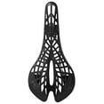 thumbnail image 1 of Langgg Lightweight Plastic Saddle Road Mountain Bike Saddle Seat PVC black, 1 of 8