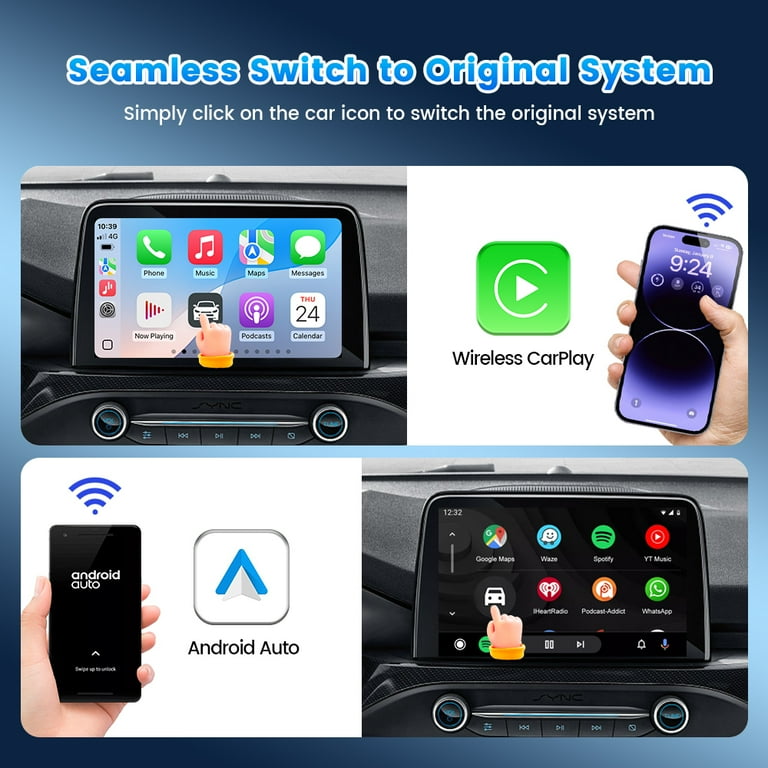 CarlinKit 5.0 CarPlay Dongle, Wired to Wireless, Android CarlinKit 5.0 CarPlay Dongle, Wired to Wireless, Android