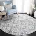 thumbnail image 2 of SAFAVIEH Martha Stewart Isabella Diamond Area Rug, Cream/Grey, 6'7" x 6'7" Round, 2 of 8