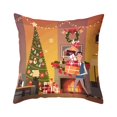 thumbnail image 2 of JLFNYA Pillow Covers,Pillow Protector Clearance!Christmas Print Pillow Case Polyester Sofa Car Cushion Cover Home Decor 4Pcs, 2 of 4