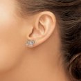 thumbnail image 3 of 925 Sterling Silver Bow Stud Earrings Arrow, 3 of 8