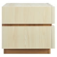 thumbnail image 6 of Isola 2 Drawer Nightstand in White Light Oak, 6 of 9